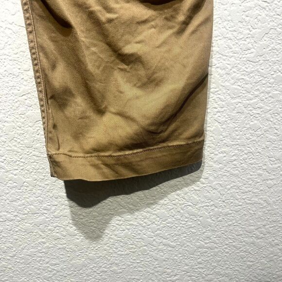 J. Crew Girlfriend Chino Pants Womens 14 Brown Cotton Stretch High Rise Tapered - Picture 15 of 16